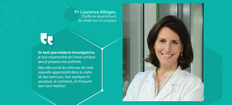 Pr Laurence Albiges, Cheffe du département de médecine oncologique