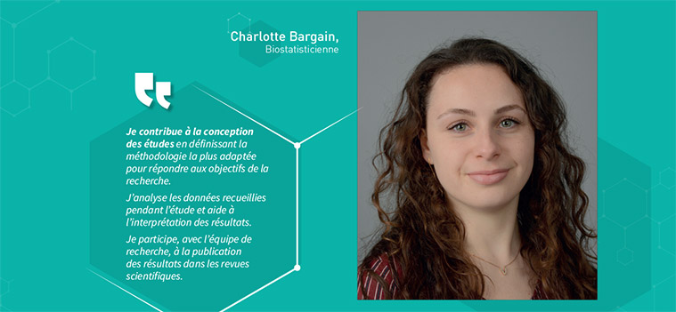 Charlotte Bargain, Biostatisticienne