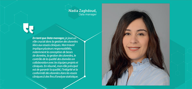 Nadia Zaghdoud, Data manager